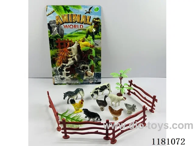 animal set 8PCS “3-6”CM
