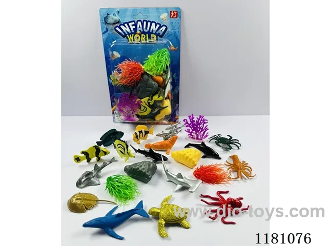 sea animals set 16PCS “5-8”CM