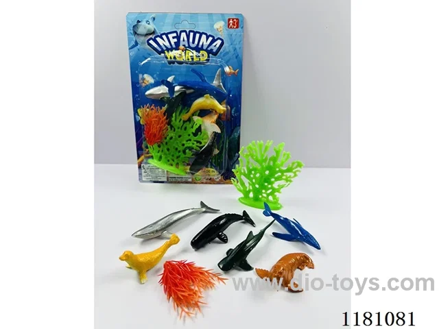 sea animals set 6PCS “6-10”CM