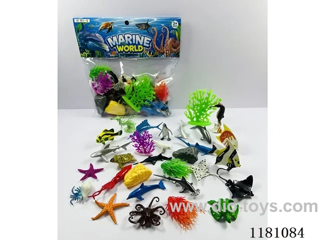 sea animals set 24PCS “4-9”CM