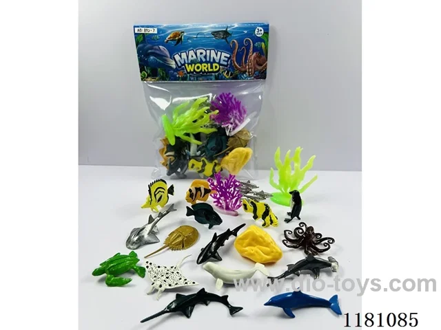 sea animals set 16PCS “4-8”CM
