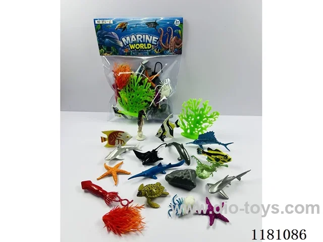 sea animals set 16PCS “4-9”CM