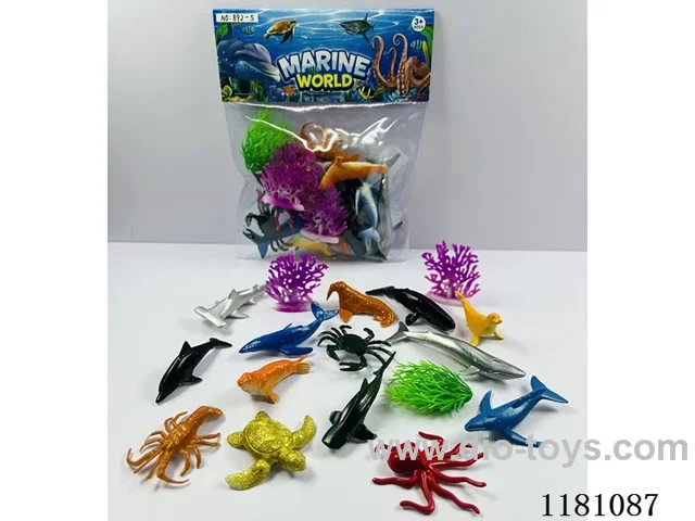 sea animals set 14PCS “5-10”CM