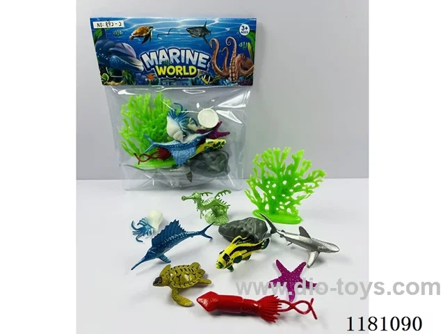 sea animals set 8PCS “4-8”CM