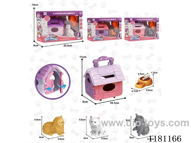 Soft glue cat pet house