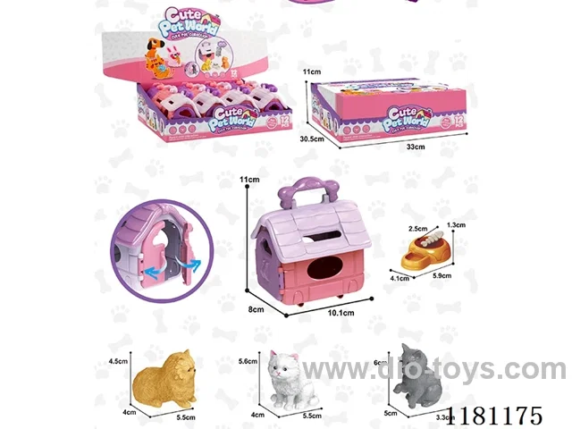Soft glue cat pet house