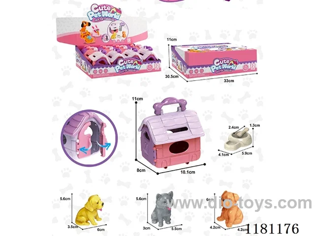 Soft glue dog pet house