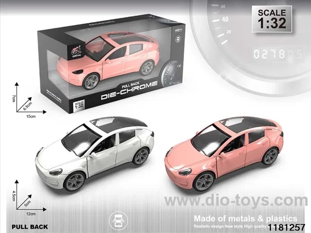 1:32 alloys pull back car