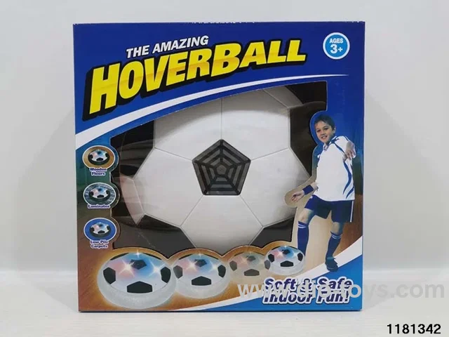 Electric levitating soccer ball with light