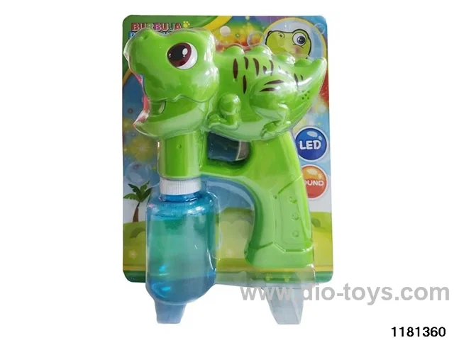 Dinosaur Bubble Gun with light