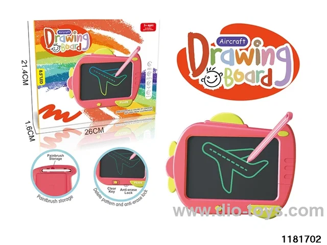 Cartoon airplane writing pad