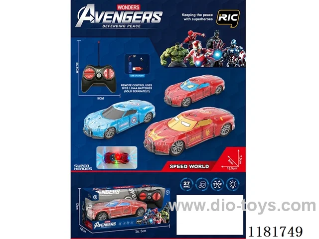 4ch rc car W L/M included battery