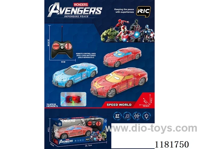 4ch rc car W L/M not included battery
