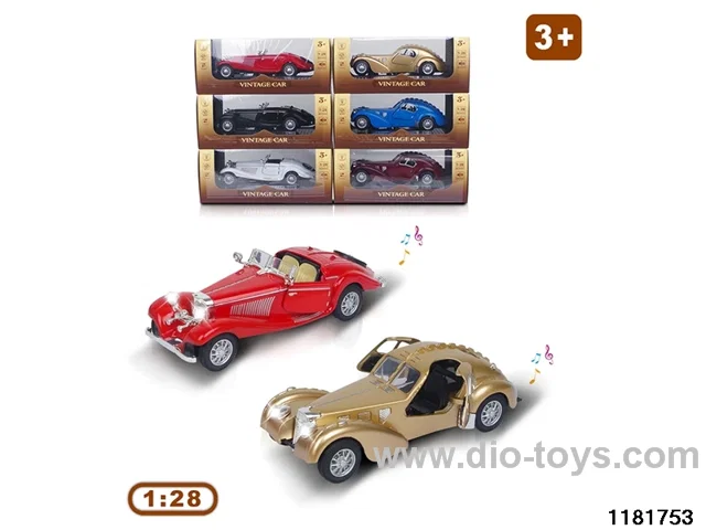 1:28 alloy pull back car W L/M