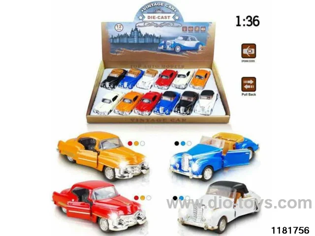 1:36 alloy pull back car