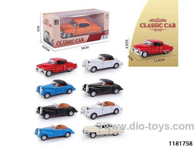 1:36 alloy pull back car
