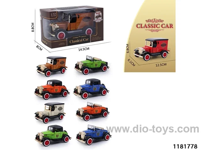 Alloy pull back car