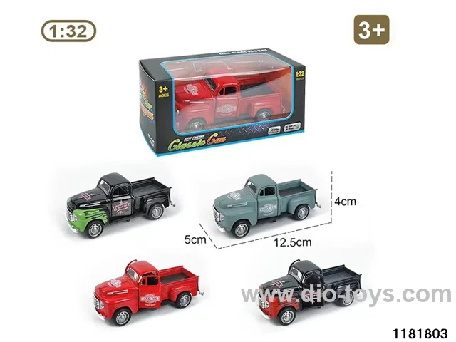 1:32 alloy pull back car W L/M