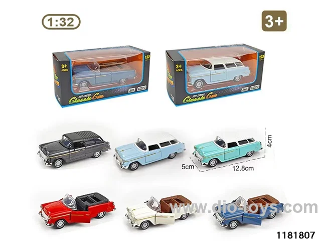 1:32 alloy pull back car W L/M