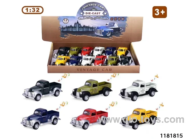 1:32 alloy pull back car W L/M