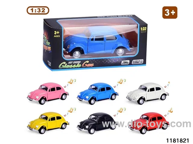 1:32 alloy pull back car W L/M
