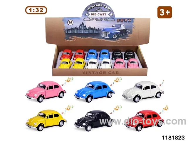 1:32 alloy pull back car W L/M
