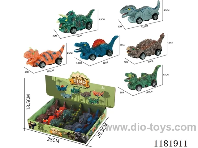 Small Inertia Dinosaur Car (12PCS/box)