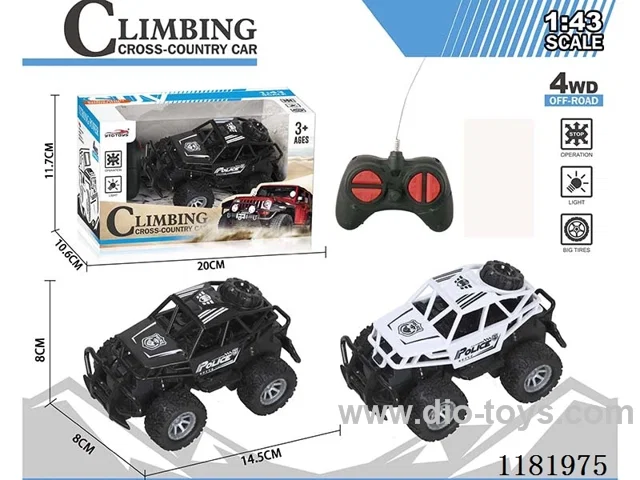 1：43 4ch rc car not included battery