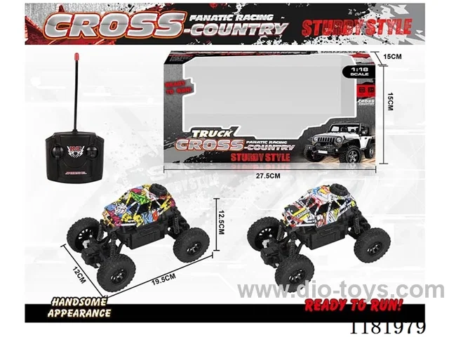 1：18 4ch rc car not included battery