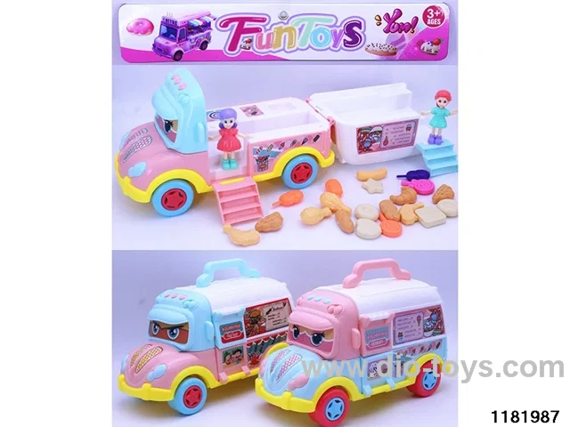 Fast Food Truck Set + 20PCS Food