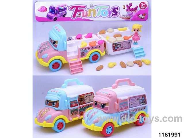 Fast Food Truck Set + 20PCS Food