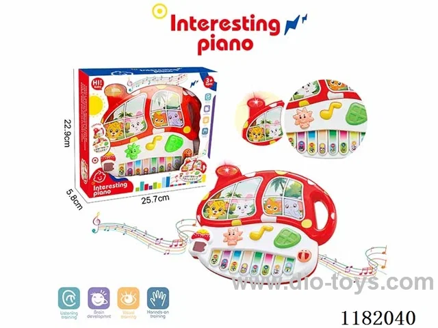 Children's Mushroom Animal Toys Electronic Piano