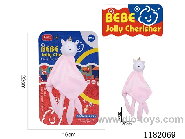 Baby plush toys - Unicorn soothing towel