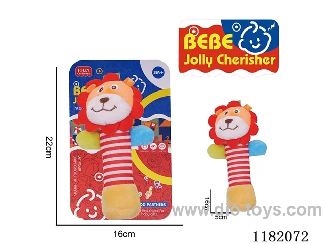 Plush Baby Soothing Toys - Lion Hand Scratcher