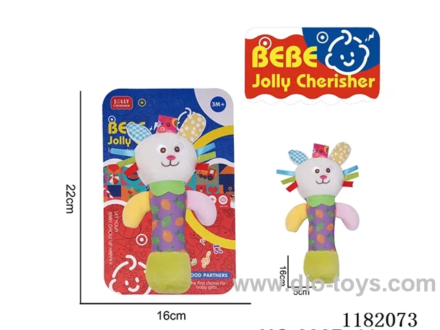 Plush Baby Soothing Toys - Clown Hand Scratcher