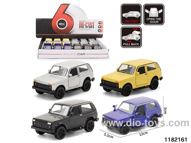Alloy pull back car