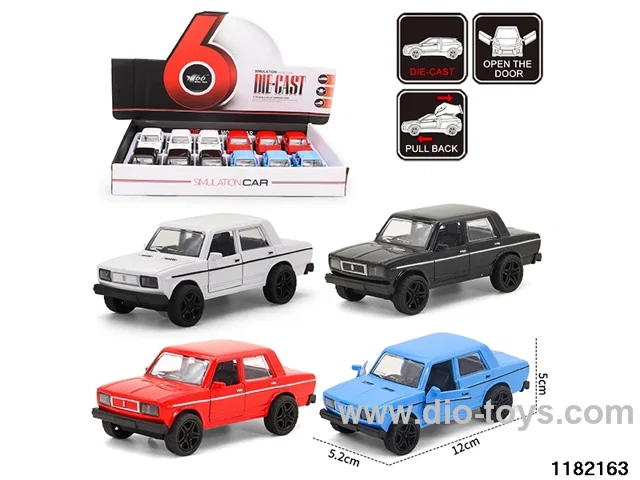 Alloy pull back car