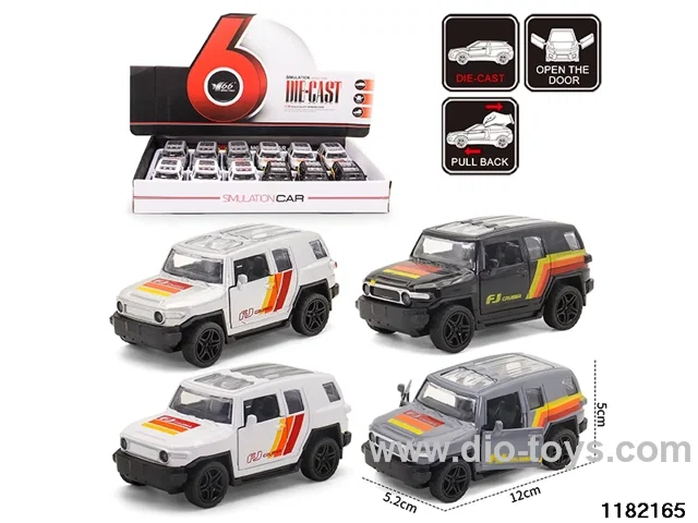 Alloy pull back car