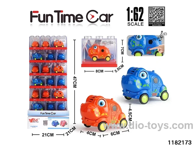 1:62 Alloy pull back car W L/M