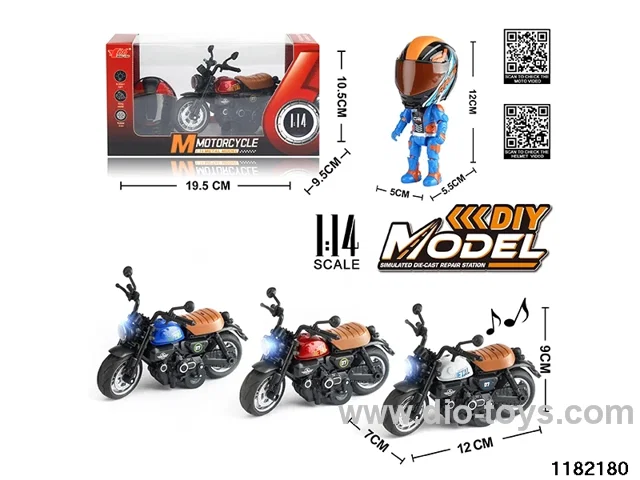 1:14 Alloy pull back car W L/M