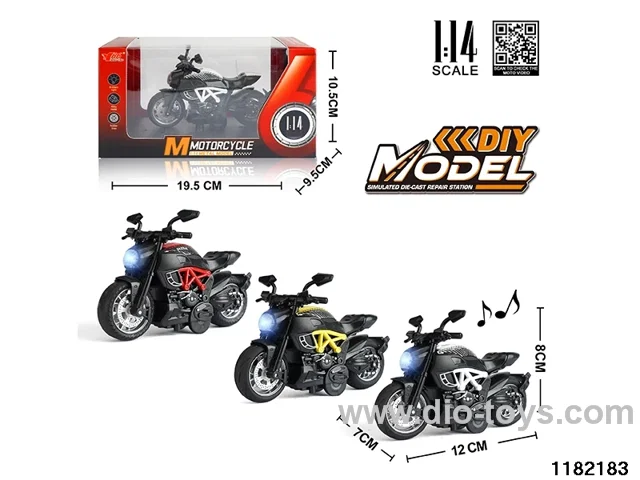 1:14 Alloy pull back car W L/M