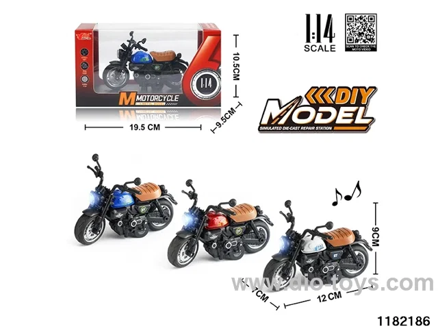 1:14 Alloy pull back car W L/M