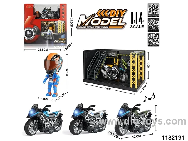 1:14 Alloy pull back car W L/M