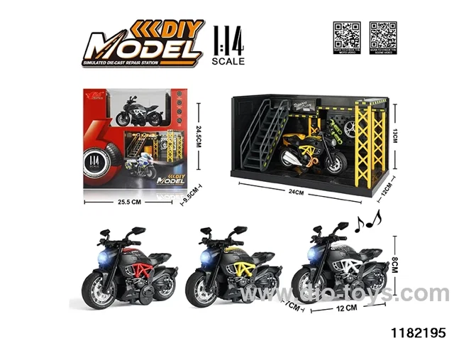 1:14 Alloy pull back car W L/M