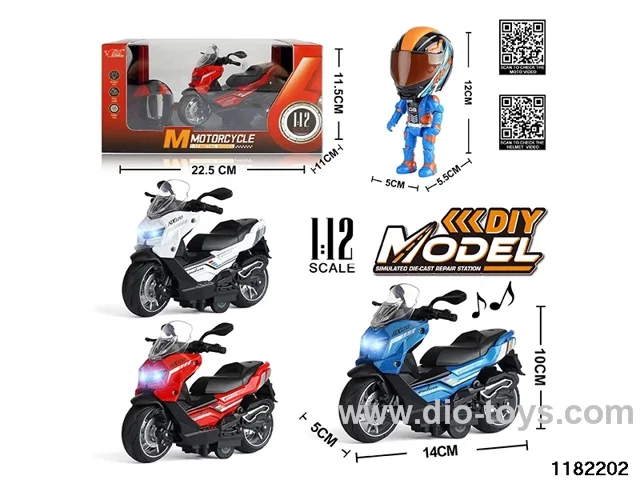 1:12 Alloy pull back car W L/M
