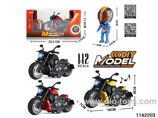 1:12 Alloy pull back car W L/M