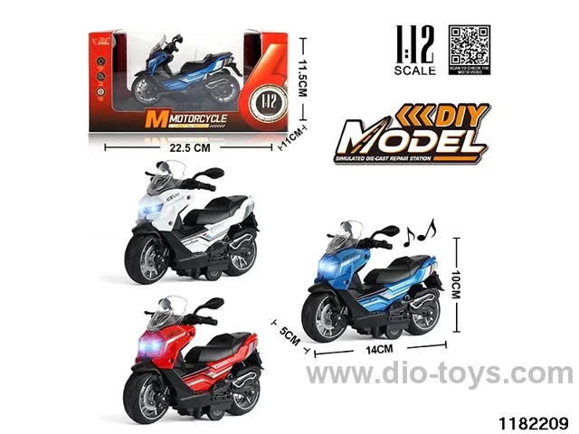 1:12 Alloy pull back car W L/M