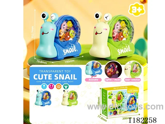 Transparent gear dynamic universal music light snail