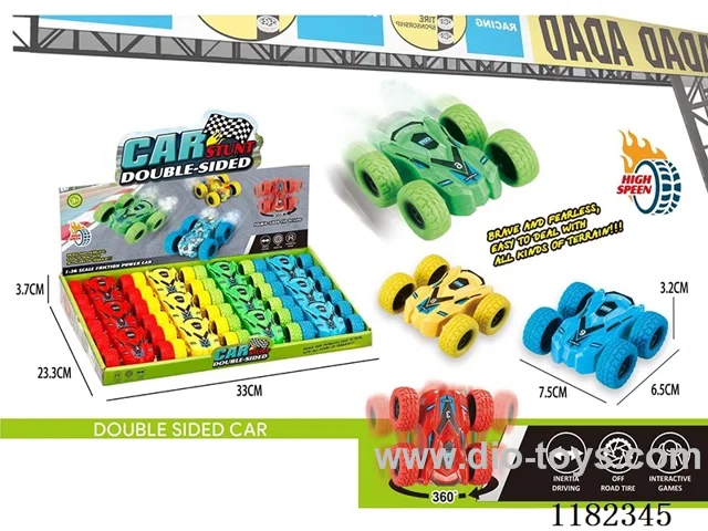 Classic Dual Inertia Large Double Sided Vehicle (Pack of 12)