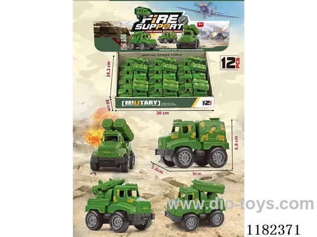 pull back Military Vehicle (12PCS)